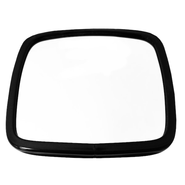 6.5X6 Stud Mount Convex Black